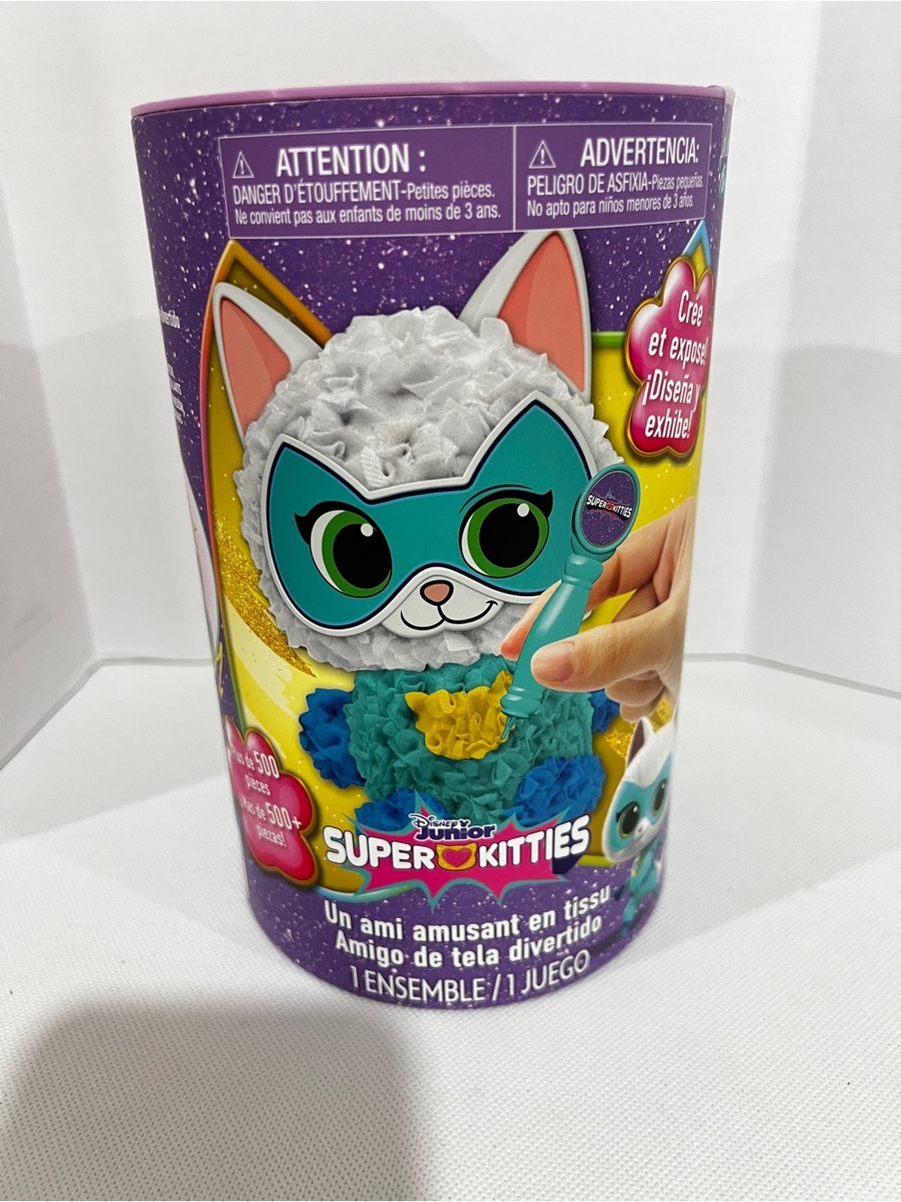 Disney Junior Super Kitties 3D Fun Fabric Friend Kit Design & Display 500+ Piece